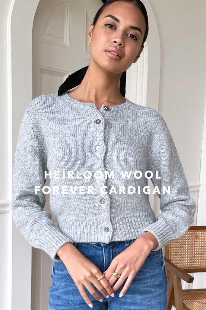 Heirloom Wool Forever Cardigan
