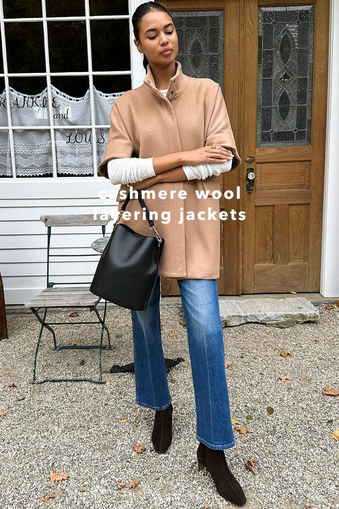 Cashmere Wool Layering Jackets