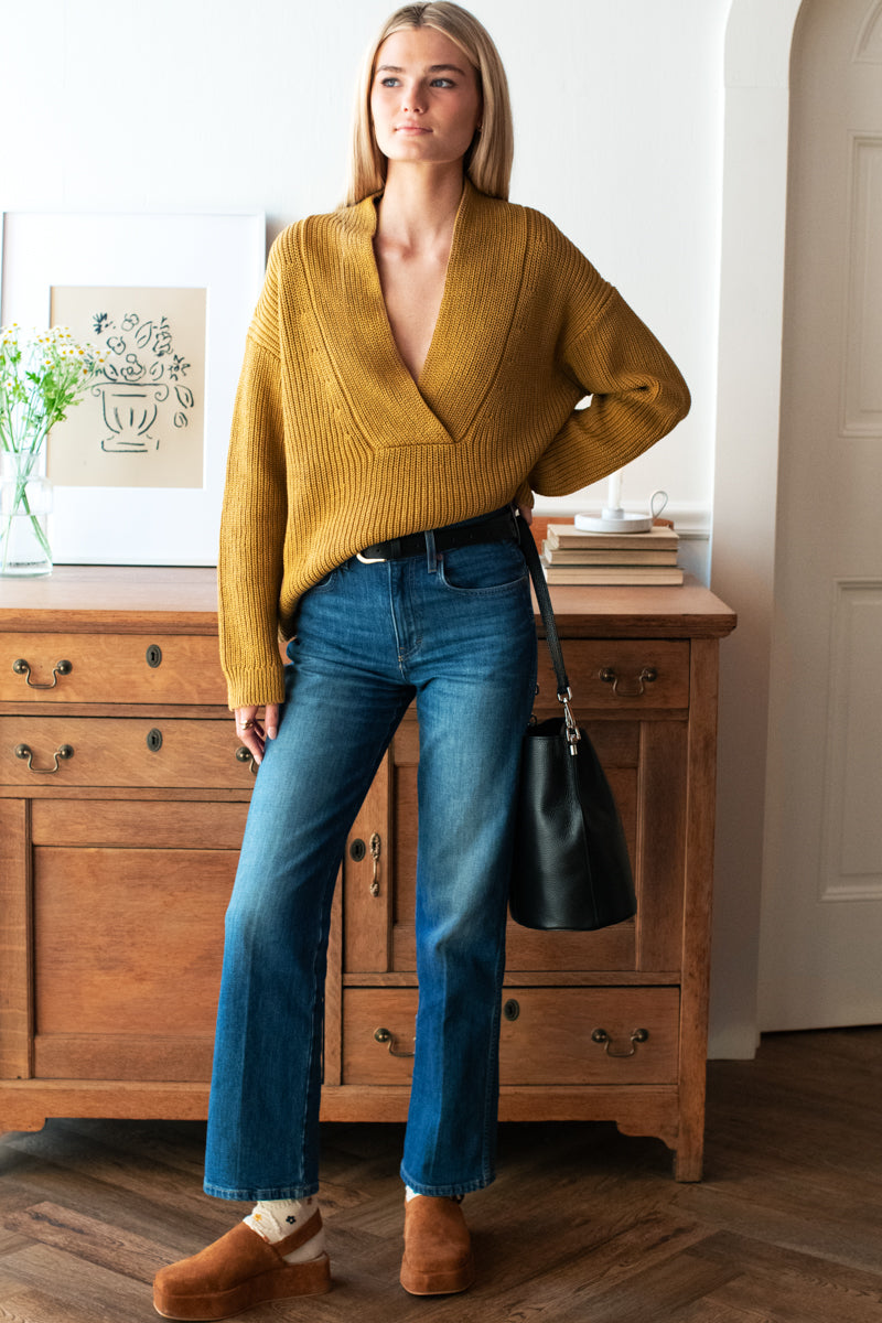 Harlow Sweater - Marigold Organic