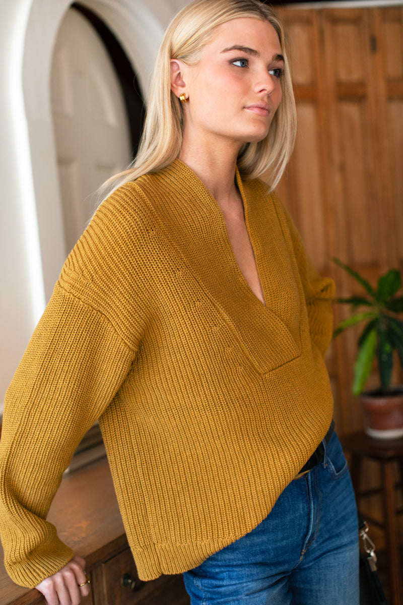 Harlow Sweater - Marigold Organic