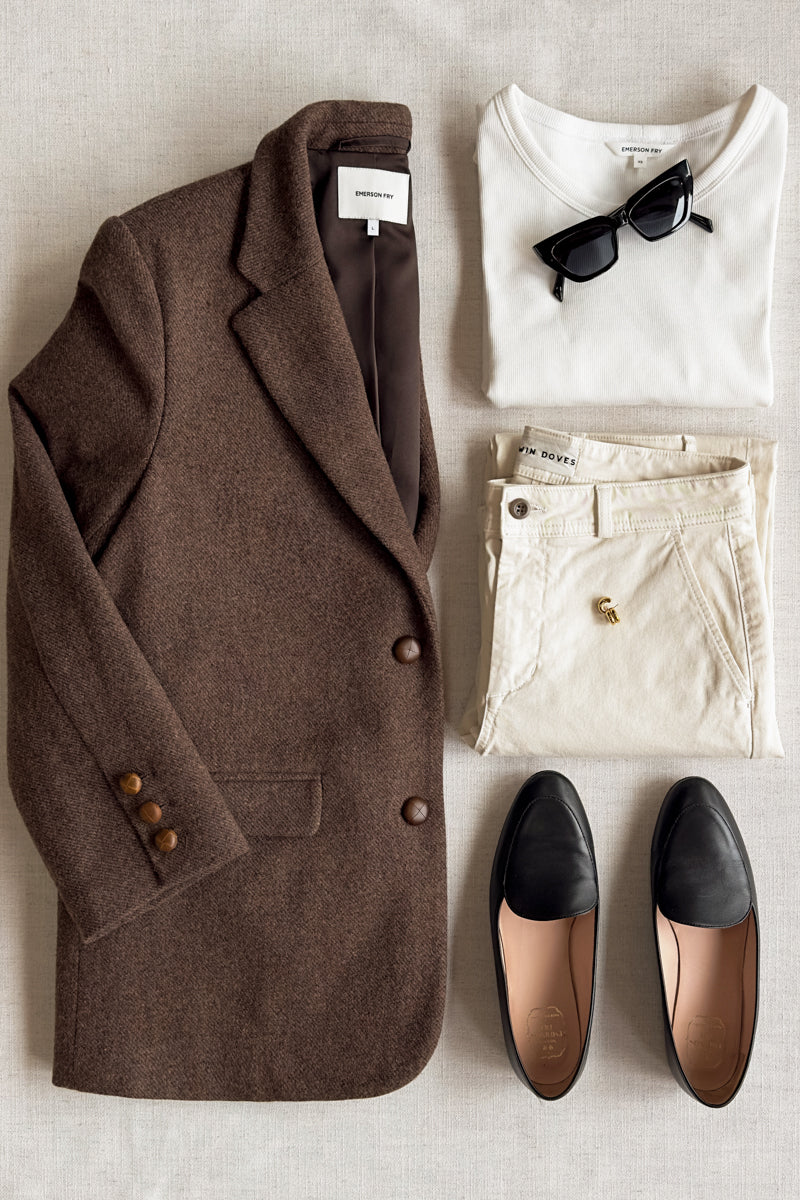 Atelier Blazer - Chestnut Wool Tweed
