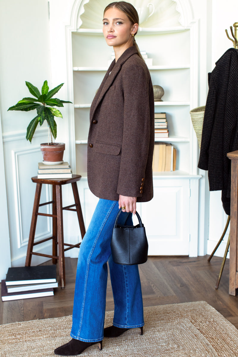Atelier Blazer - Chestnut Wool Tweed