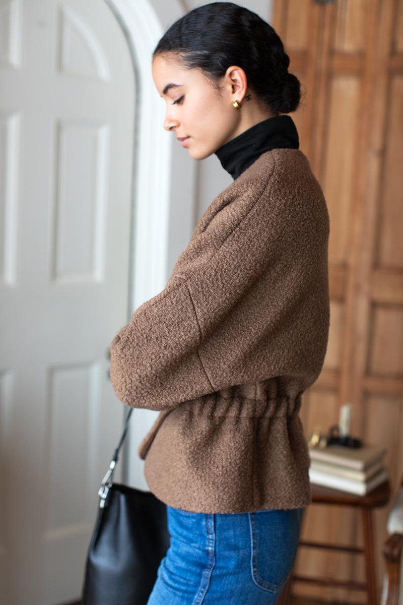 Atelier Cinch Jacket - Camel Boucle