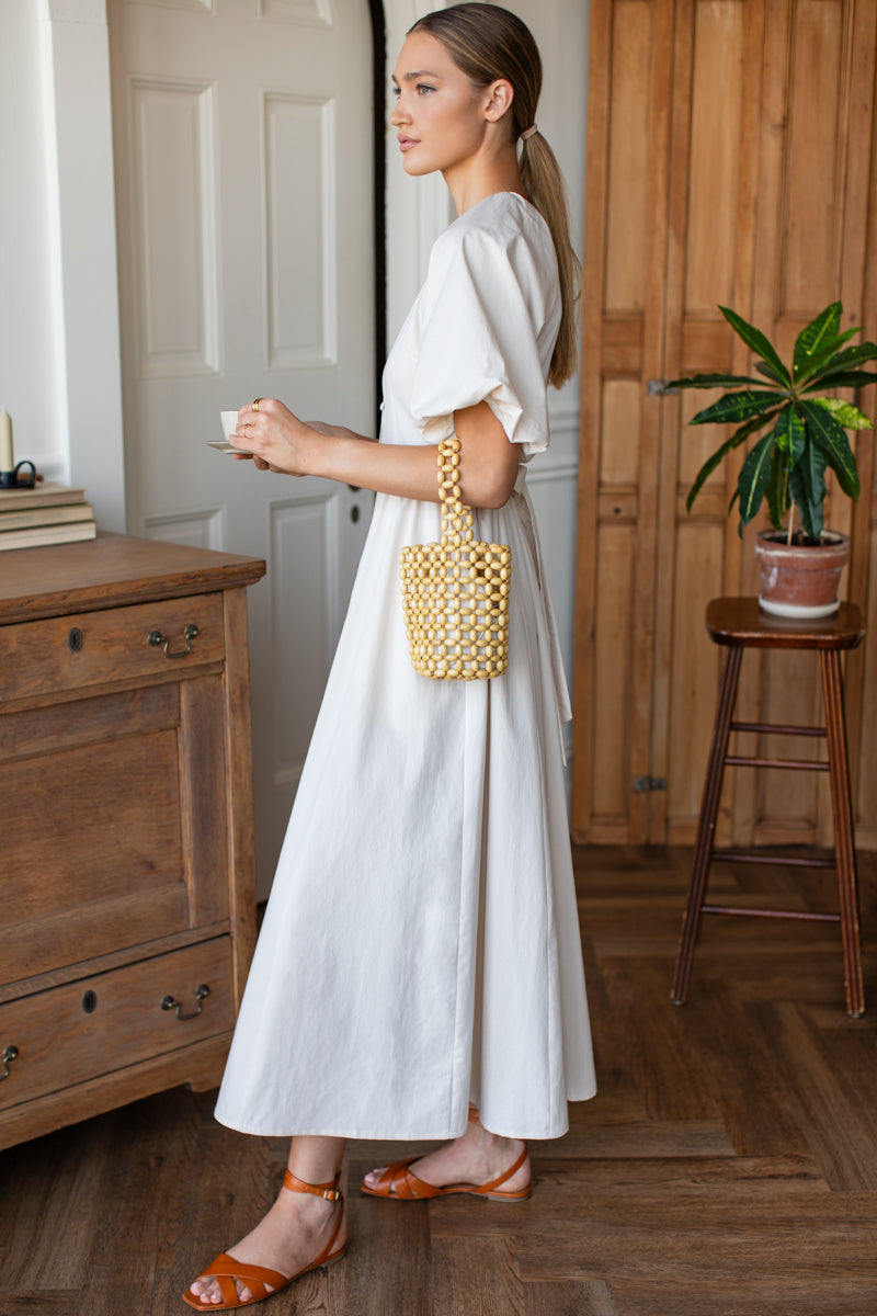 Bastille Dress - White Swan