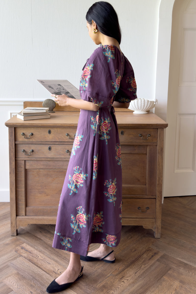 Bethany Dress - Twilight Bloom Organic