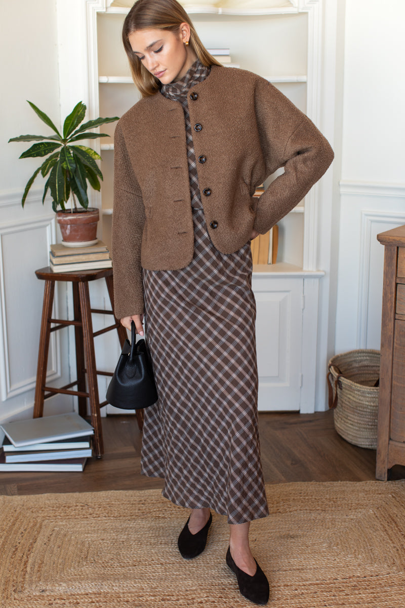 Atelier Cinch Jacket - Camel Boucle
