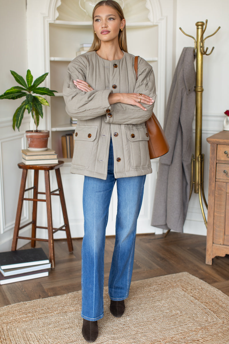Camp Coat Short - Winter Twig Organic