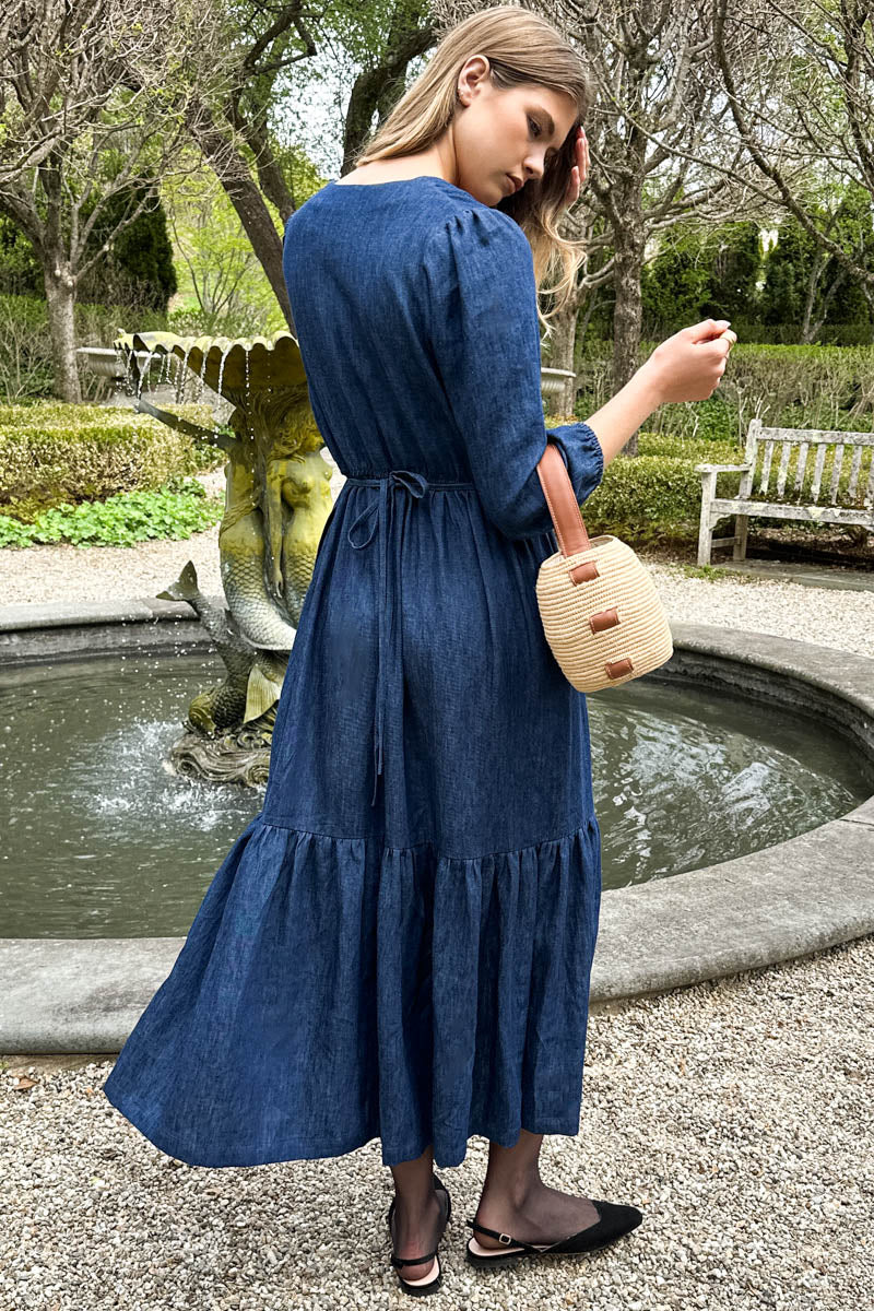 Atelier Tier Dress - Indigo