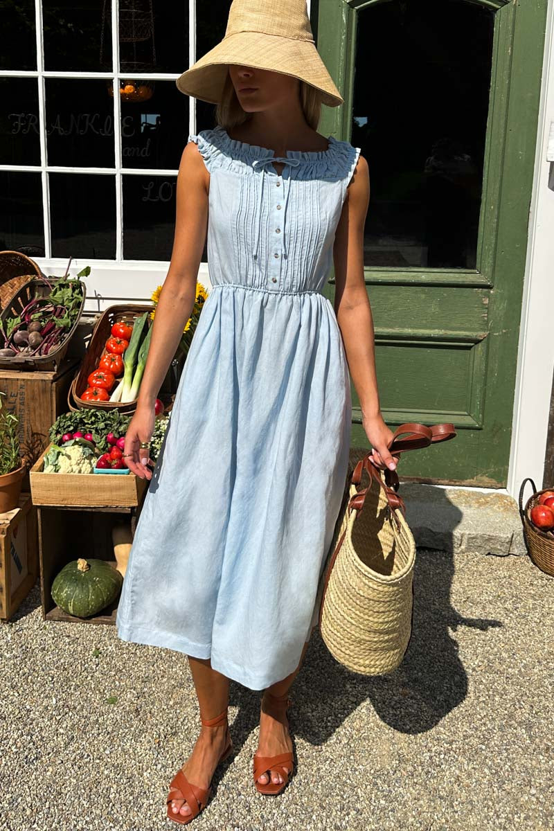 Roussillon Dress - Skywriting