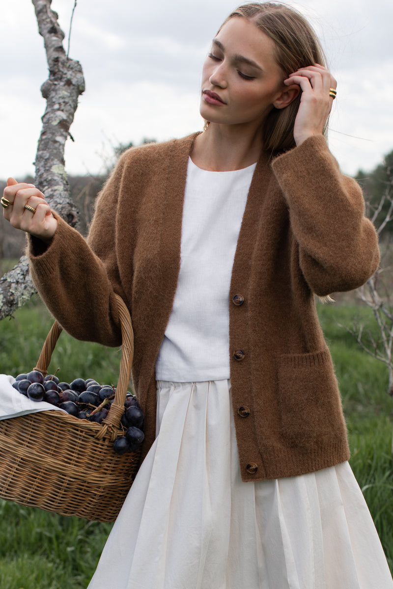Frankie Cardigan - Camel