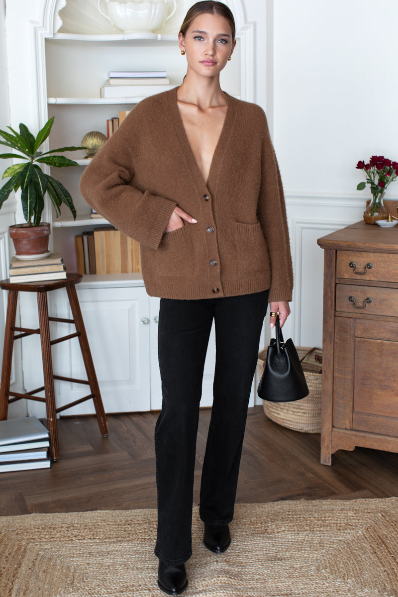Frankie Cardigan - Camel