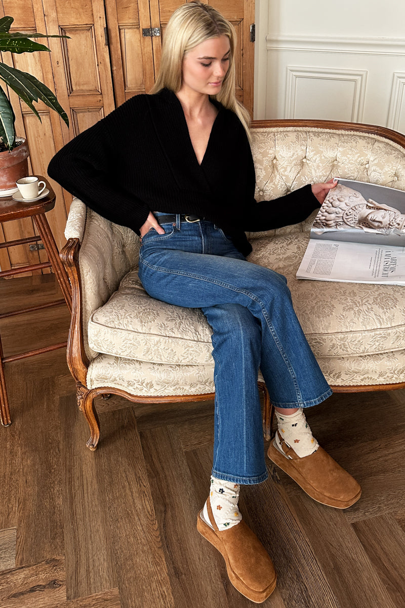 Harlow Sweater - Black Organic