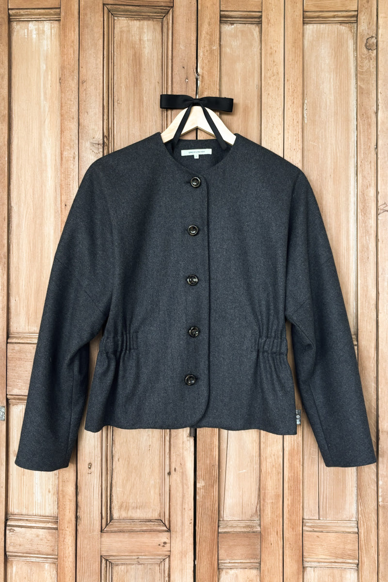 Atelier Cinch Jacket - Charcoal Light