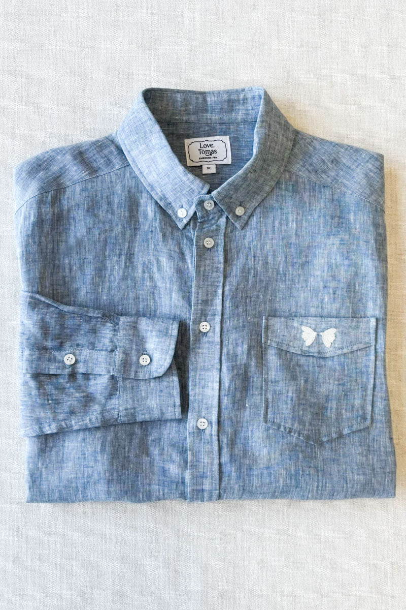 Ryan Shirt - Chambray Linen