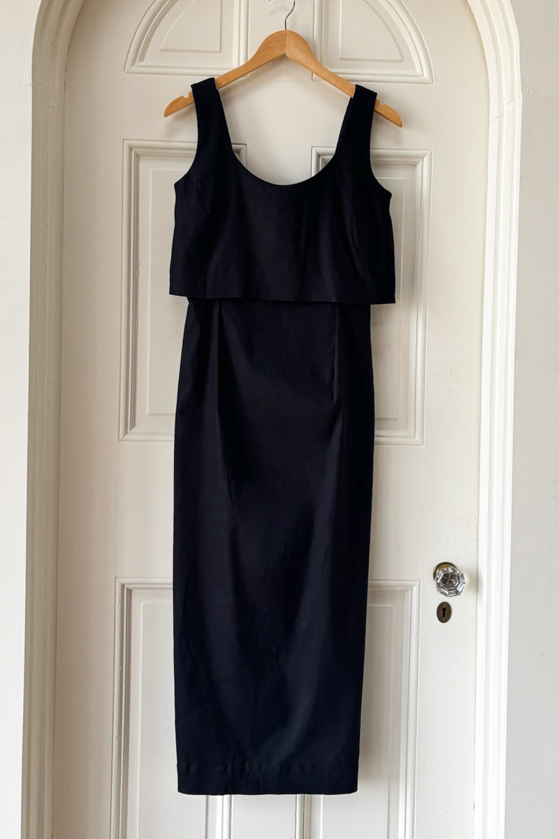 Roma Midi Dress - Black