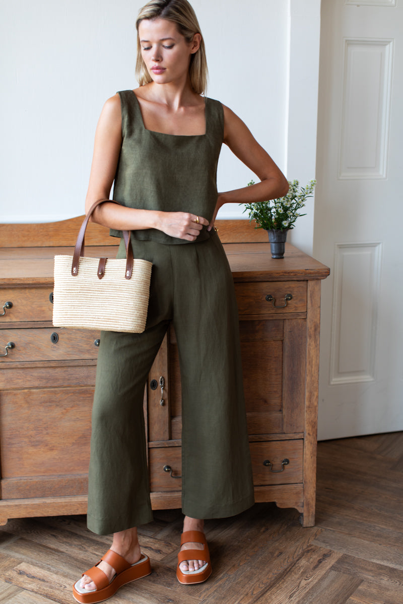 Roma Top 2 - Martini Olive