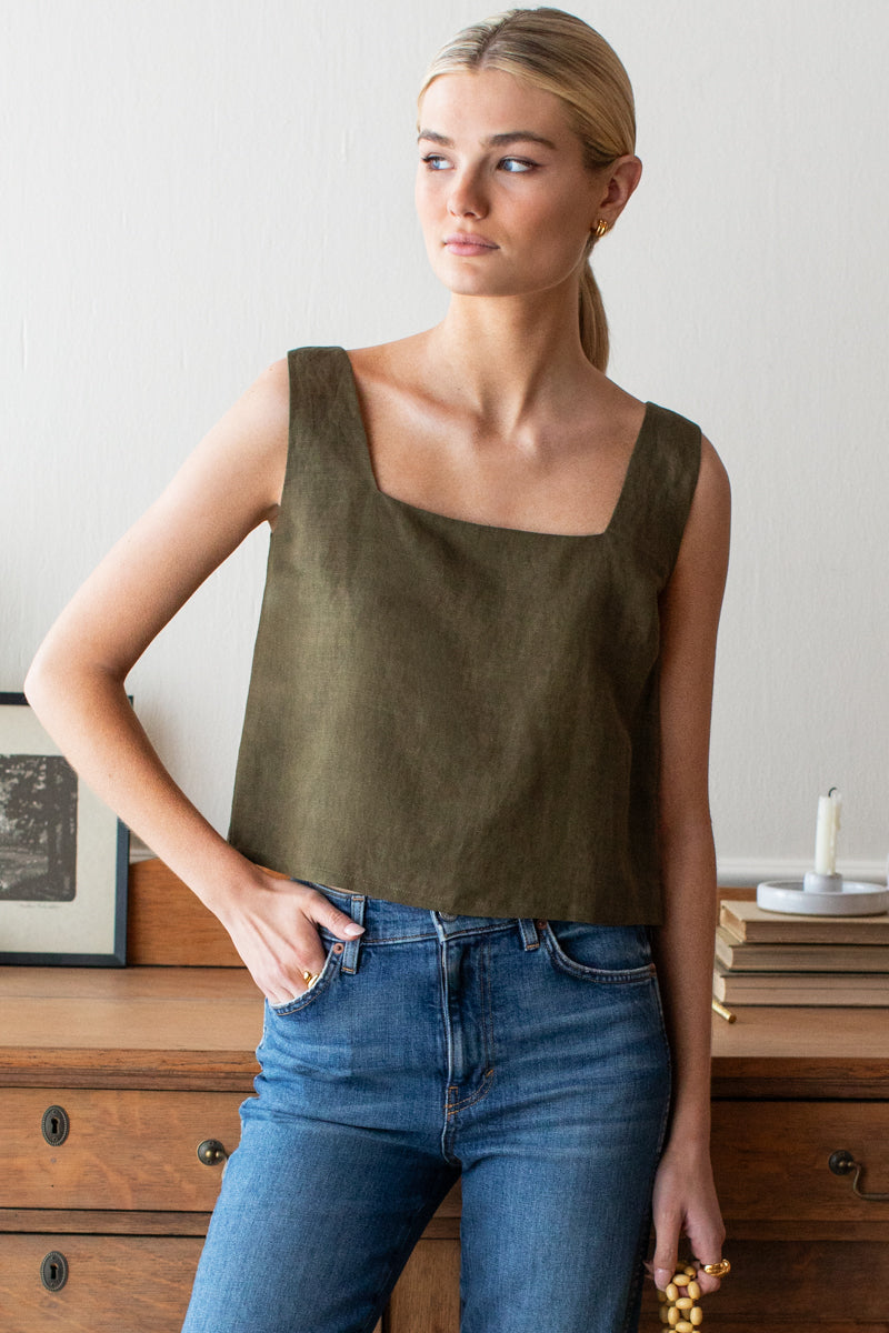 Roma Top 2 - Martini Olive