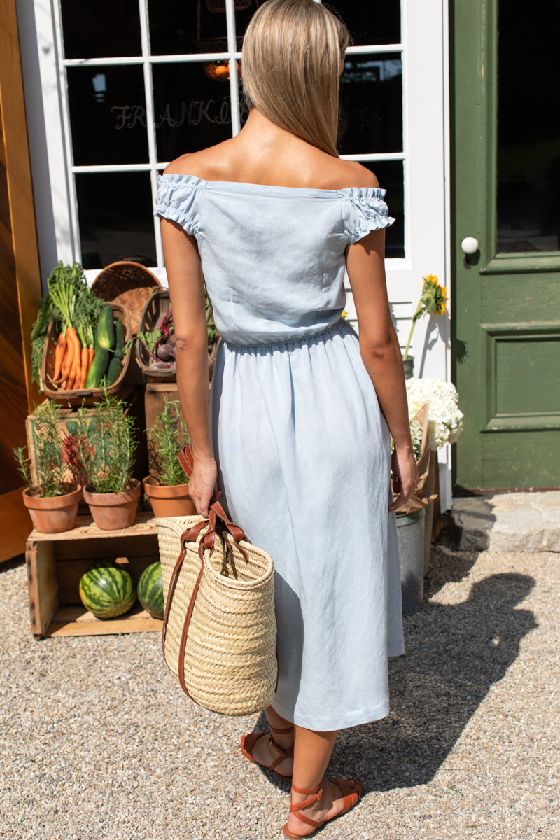 Roussillon Dress - Skywriting