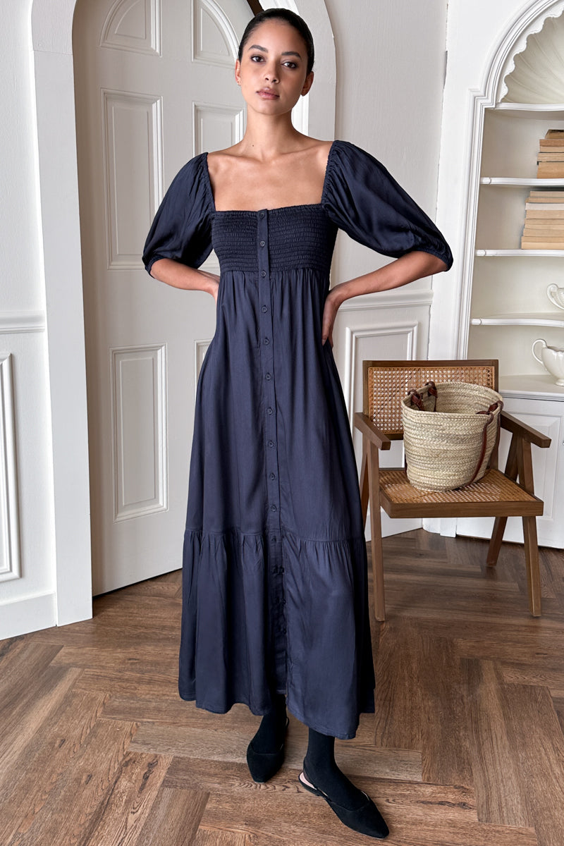 Santiago 3 Maxi Dress - Midnight