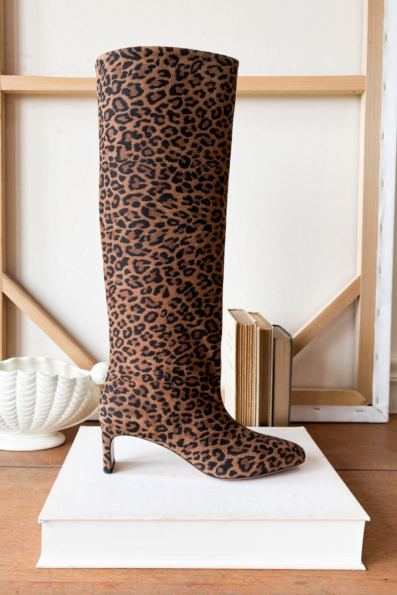Frankie Pull On Boot - Leopard