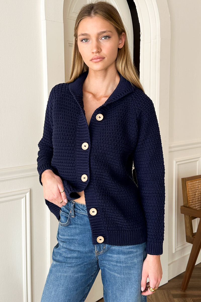 Playa Cardigan - Navy Tanguis