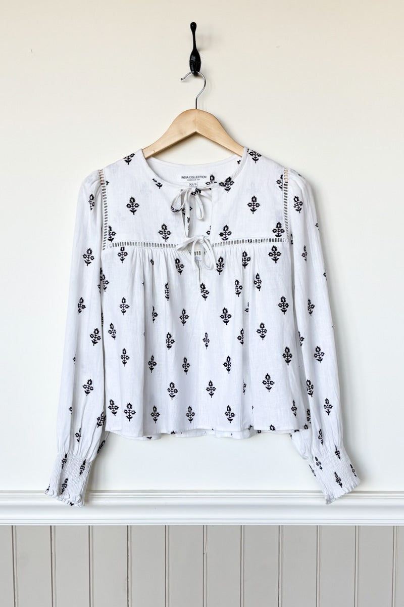 Isla Longsleeve Top 2 - Daughters 2 Blackberry Wine Linen