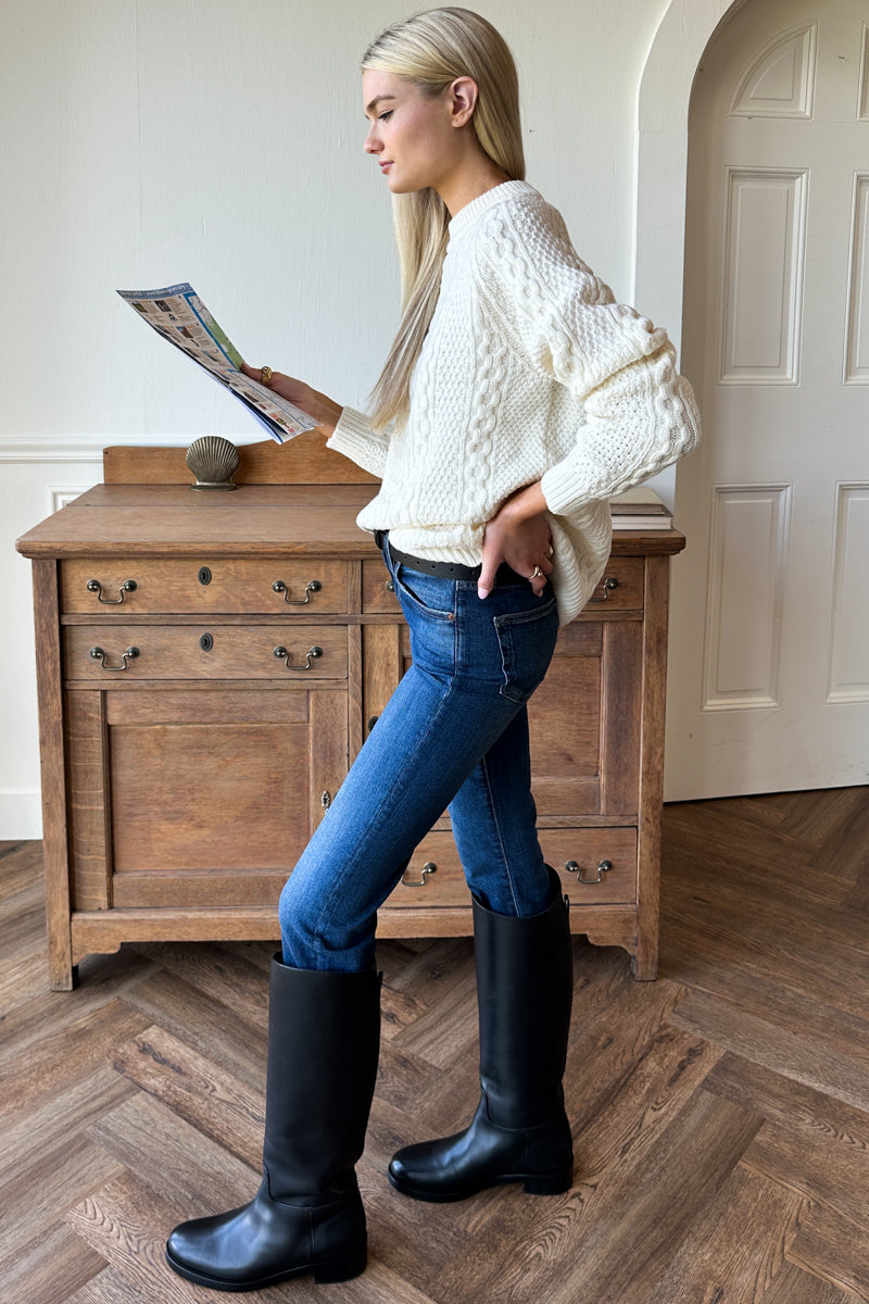 Tower High Pencil - Indigo