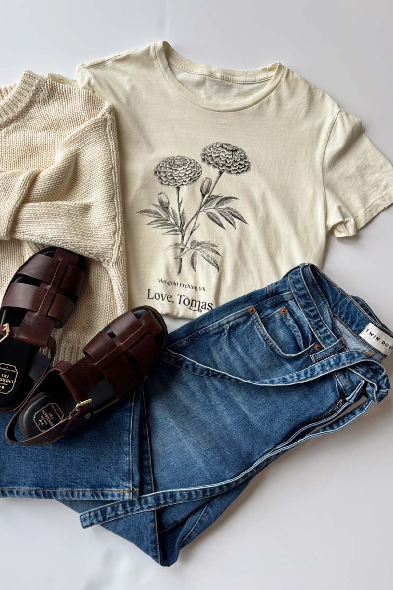 Marigold Etching T-shirt