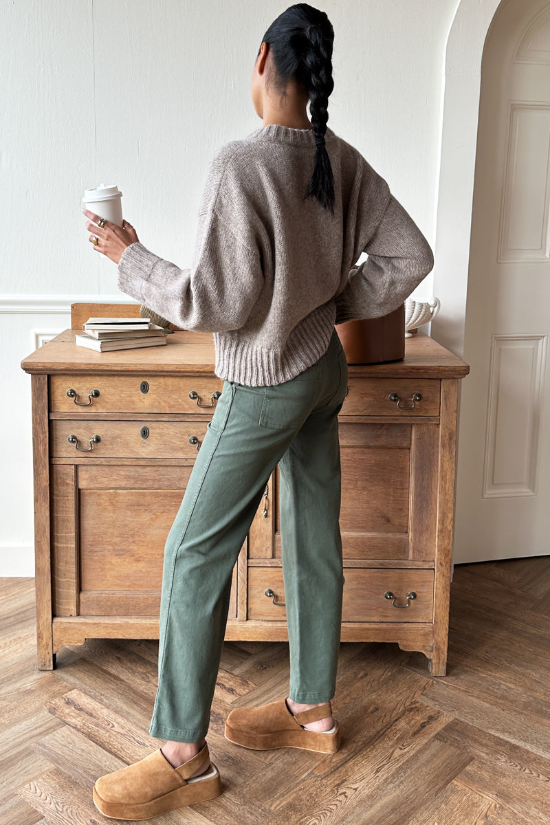 Vintage Army Pant Long - Vintage Green