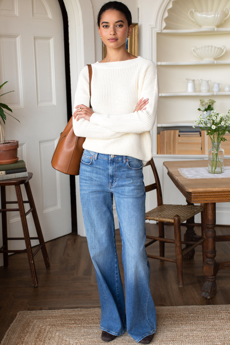 Daily Sweater - Ivory Organic
