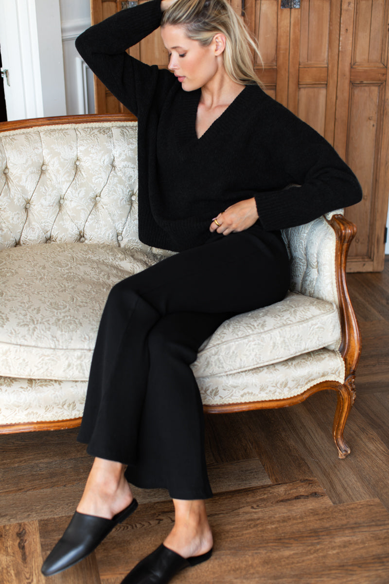 Amy Layering Pant - Onyx Rib