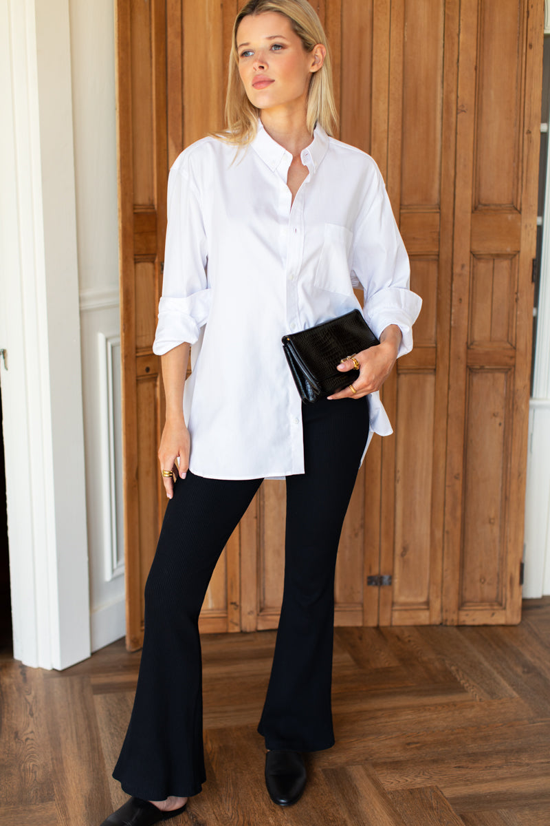 Amy Layering Pant - Onyx Rib