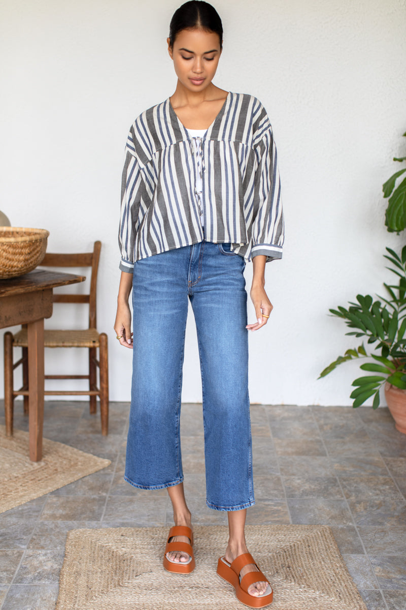 Artist Overshirt - Handloom Stripes