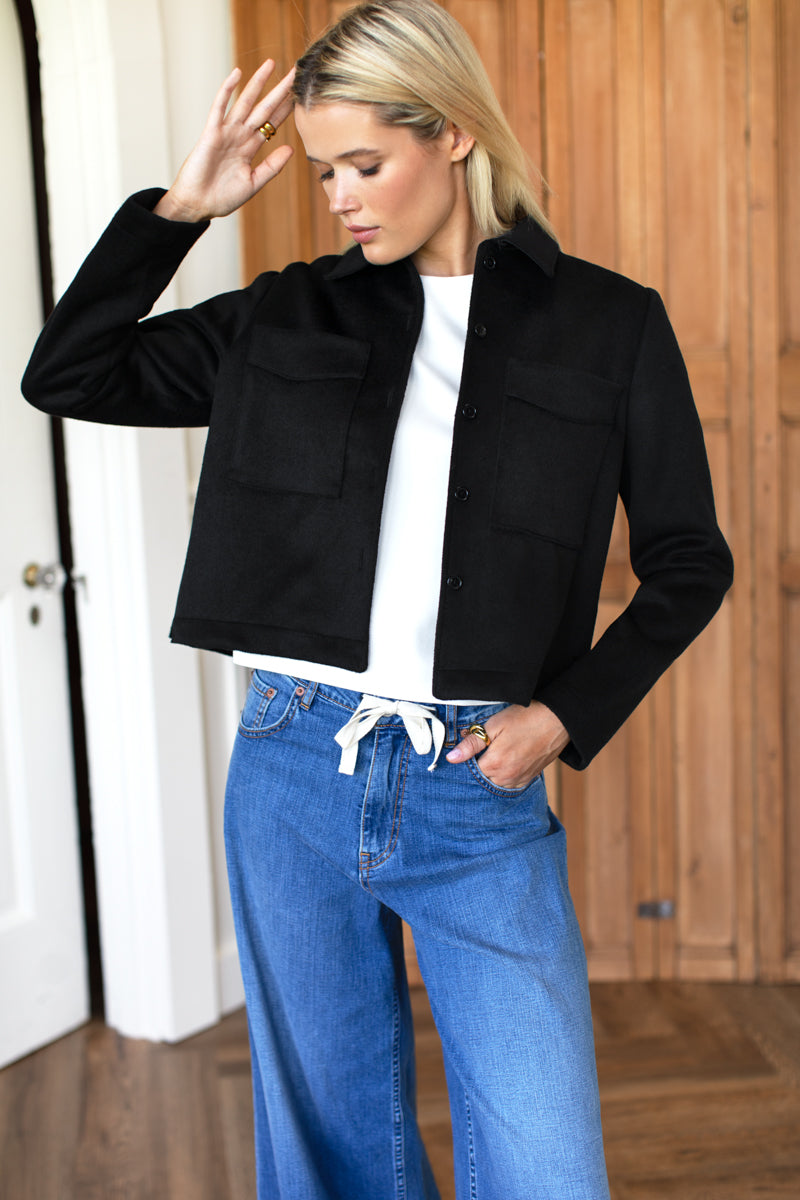 Jewel Neck Top - Ivory