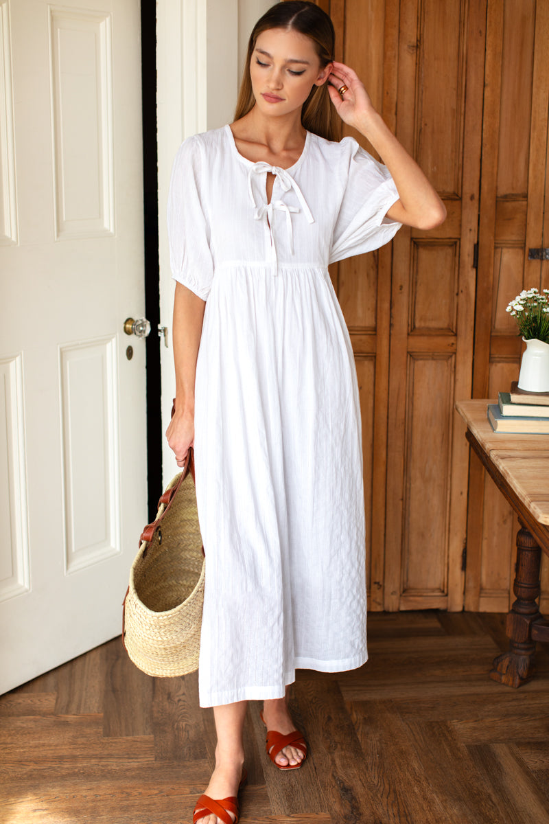 Bastian Dress - Salt