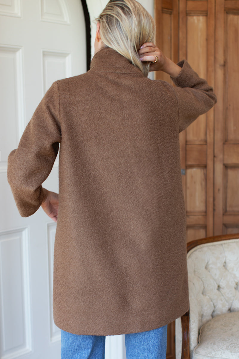 Cozy Coat - Camel Boucle