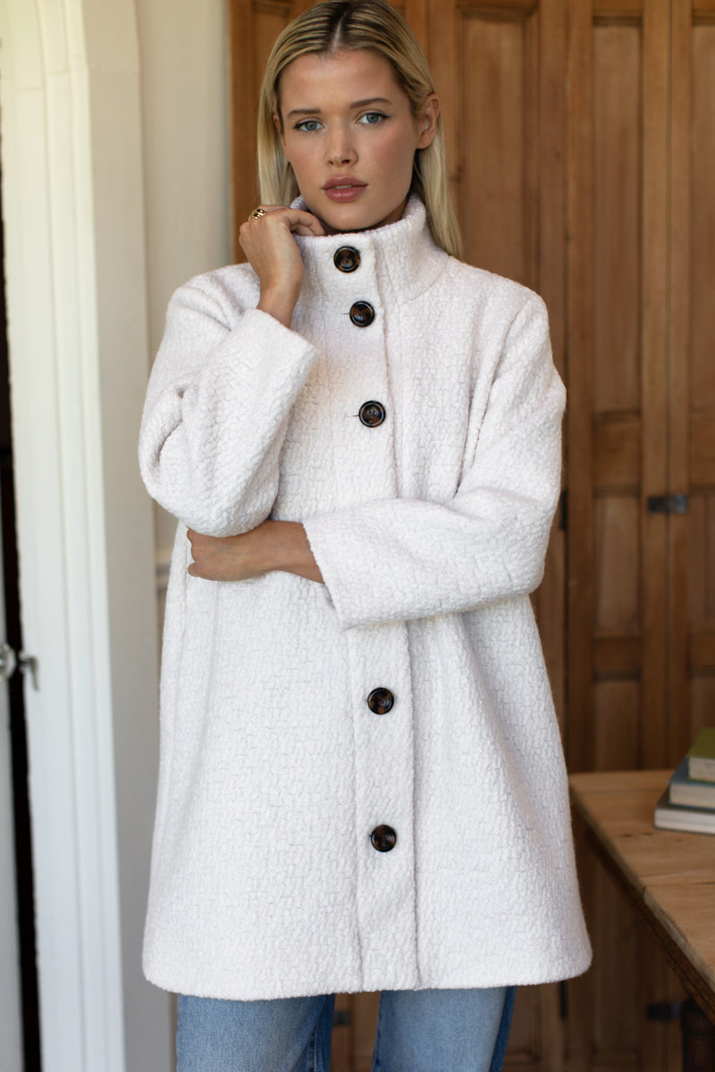 Cozy Coat - Ivory Boucle