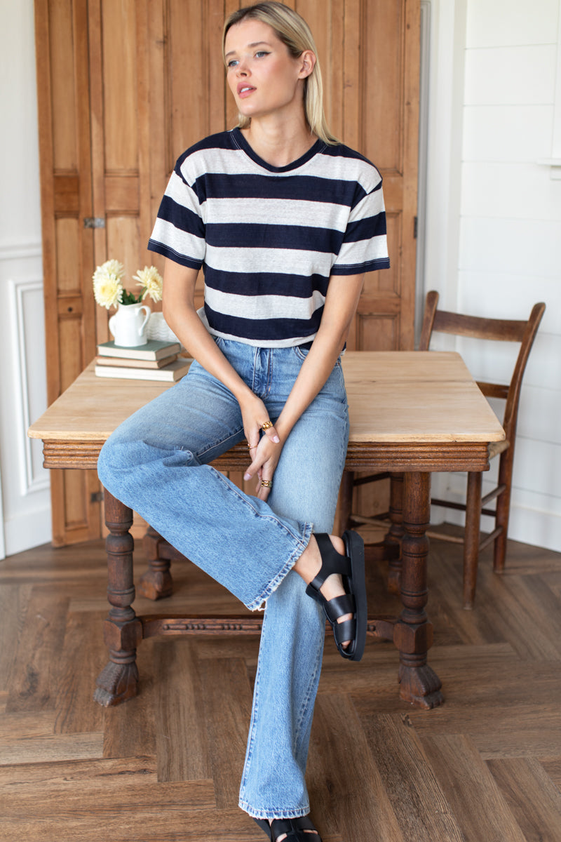 Fisherman Sandal - Black Leather