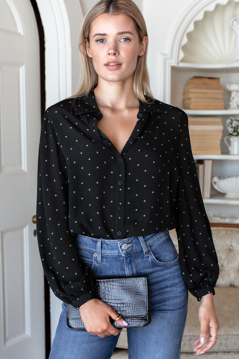 Frankie Blouse - Black Swan Diamonds