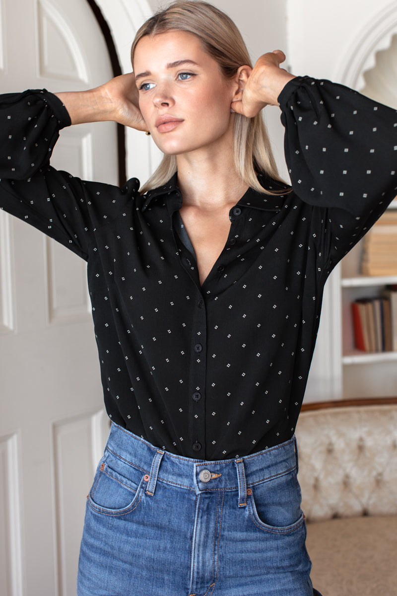 Frankie Blouse - Black Swan Diamonds