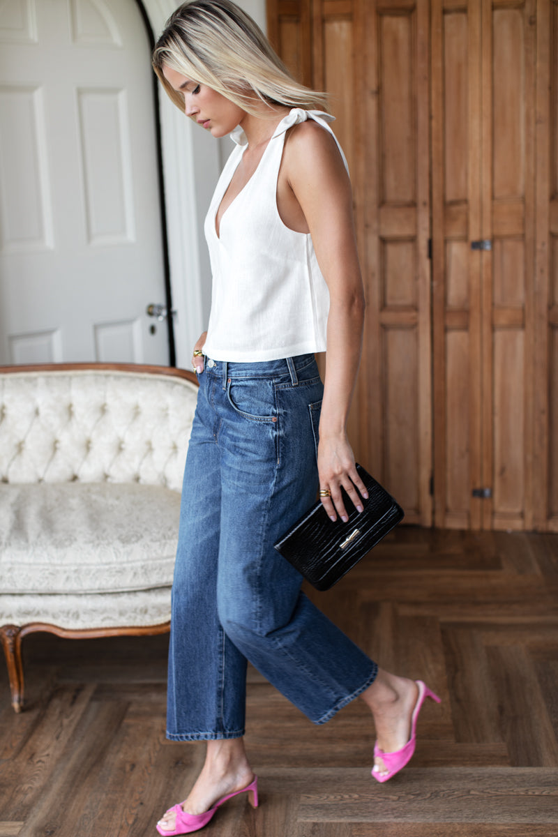 Knot Mule - Bonbon Suede