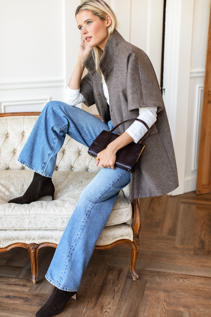 Layering Jacket - Dark Truffle Wool