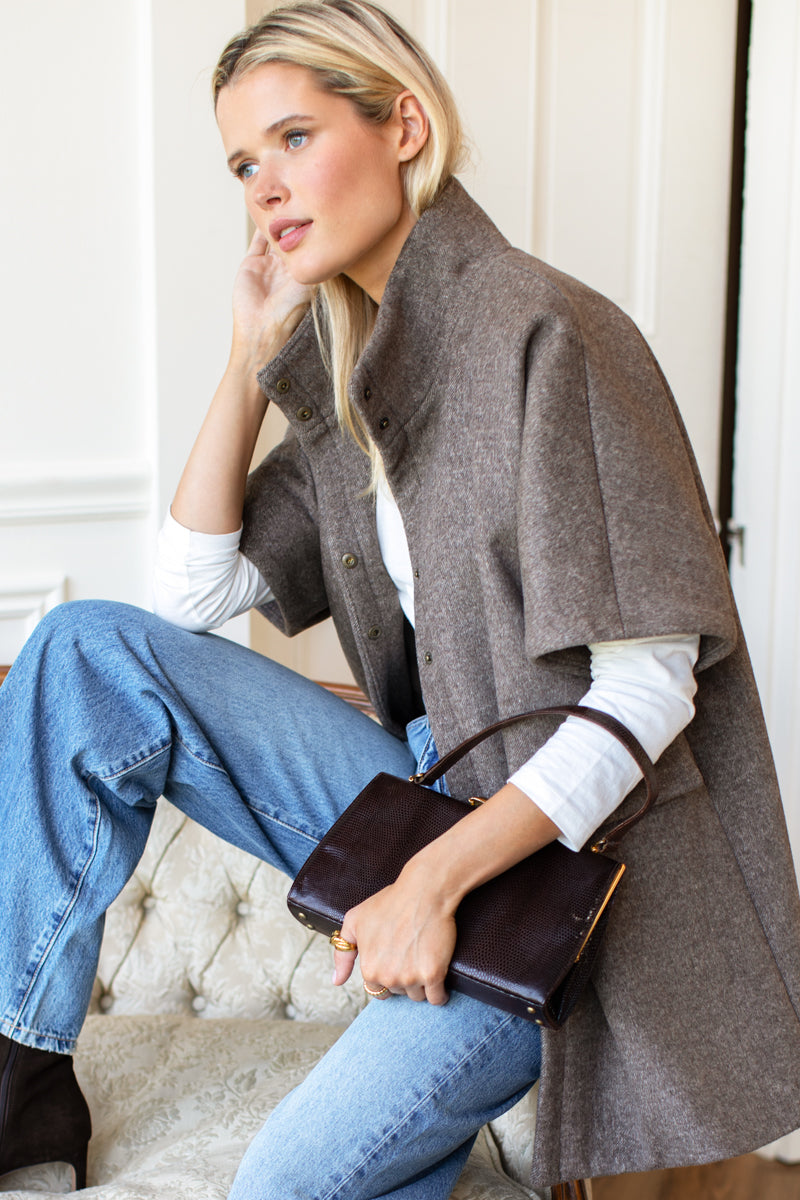 Layering Jacket - Dark Truffle Wool