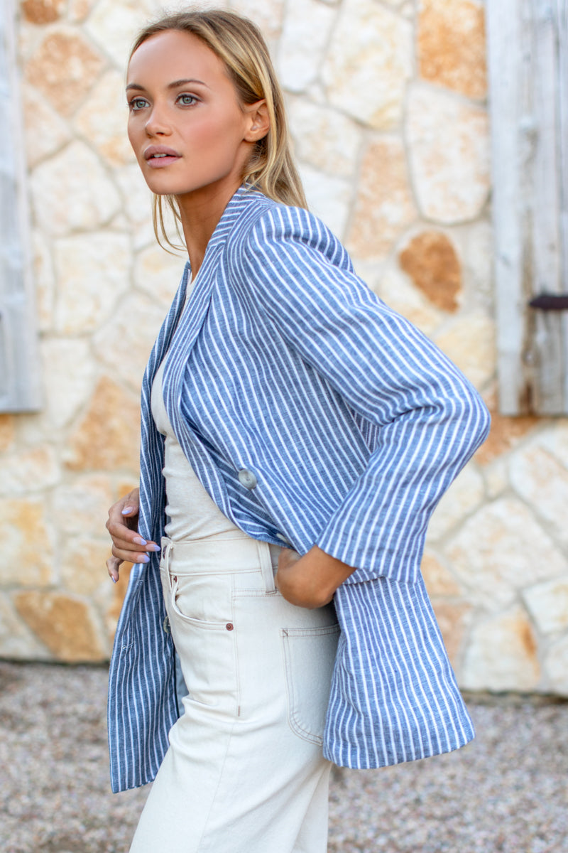 Lee Jacket - Blue Stripe