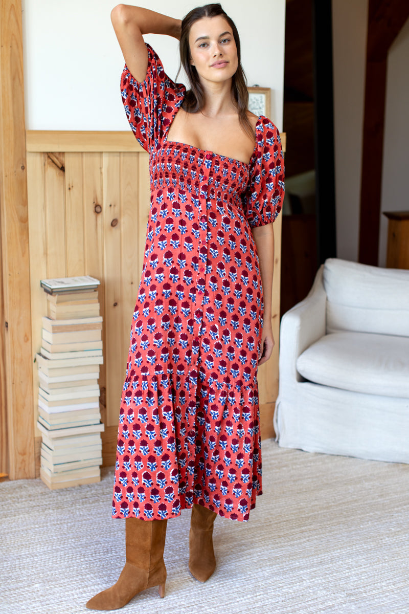 Santiago 3 Maxi Dress - Carmen Flowers