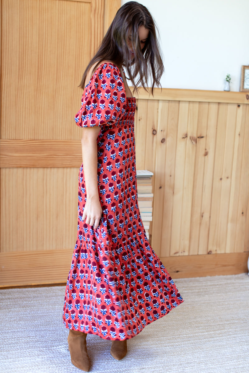 Santiago 3 Maxi Dress - Carmen Flowers