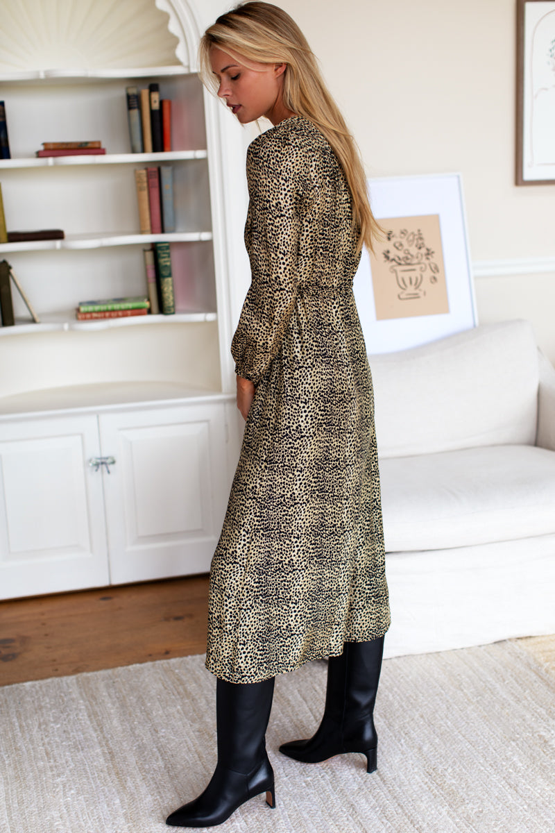 May Dress - Little Cheetah Silk