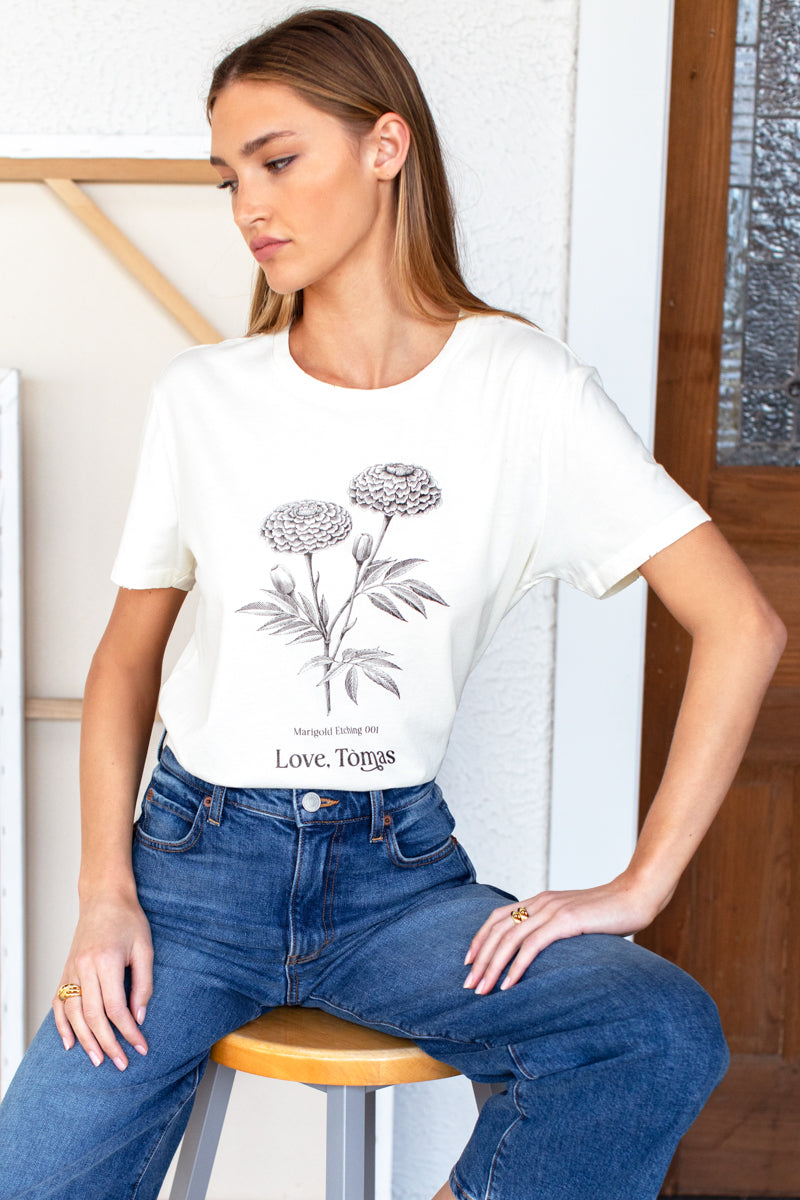 Marigold Etching T-shirt