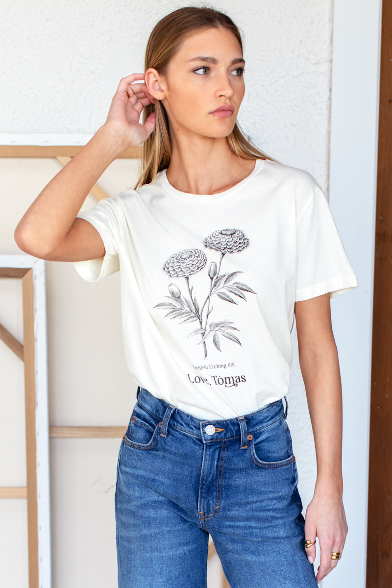 Marigold Etching T-shirt