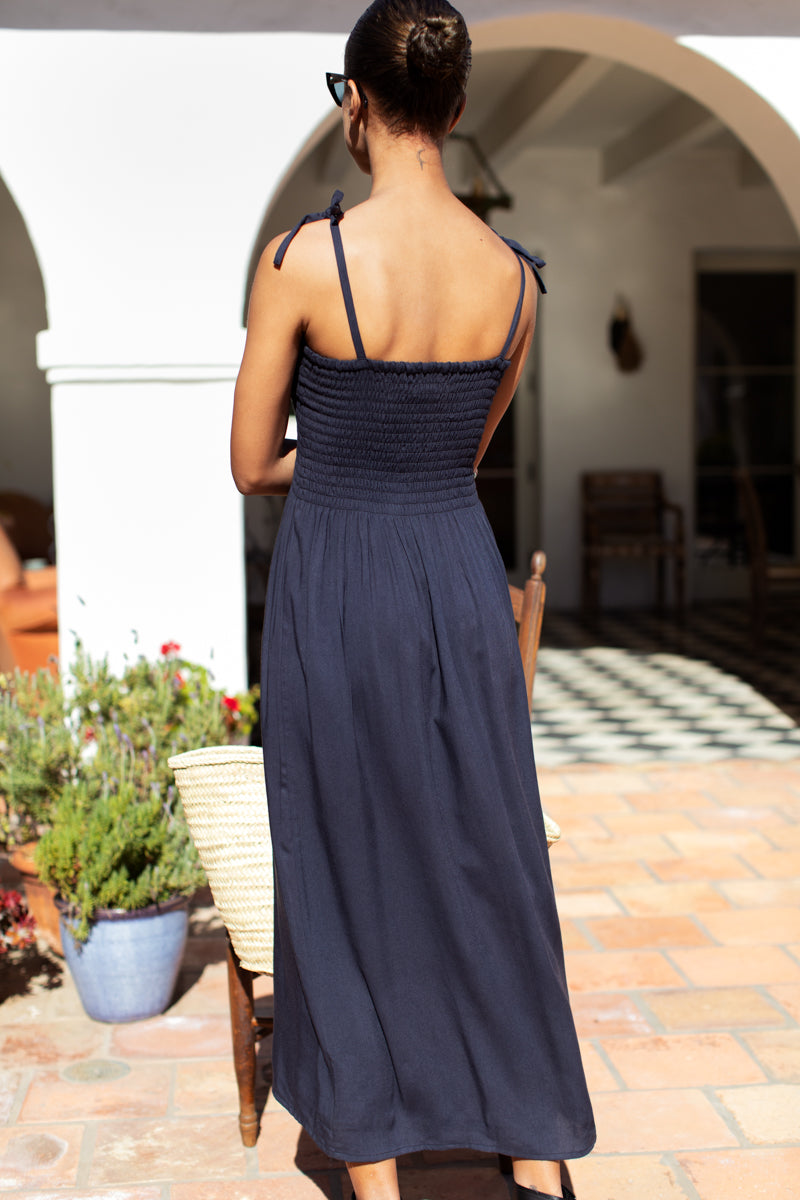 Santiago Sundress - Midnight